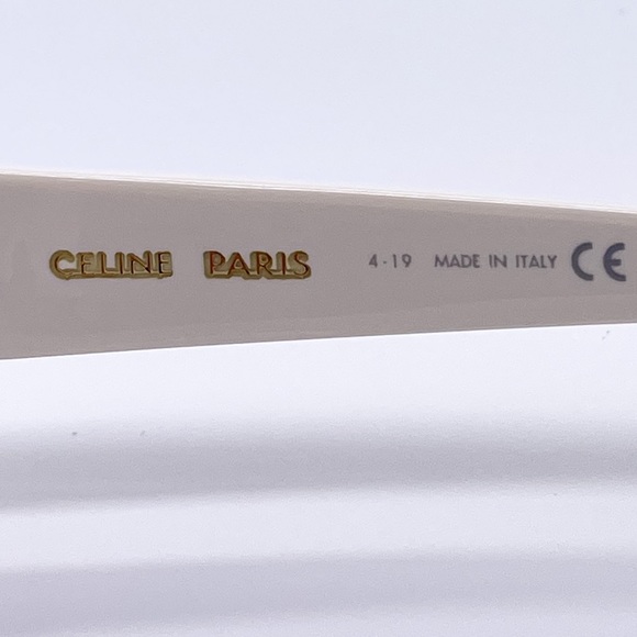 NEW CELINE CL40079I 25N SQUARE WHITE GREEN SUNGLASSES CELINE CL 40079I - Picture 11 of 11